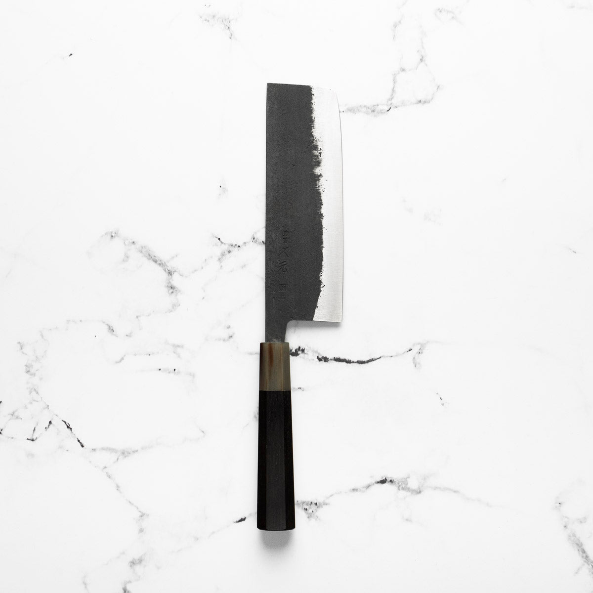 Morihei Hisamoto White 2 Kurouchi Nakiri 165mm - Ebony & Blonde