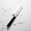 Nigara Hamono Blue Super Kiritsuke Nakiri 180mm - Ebony