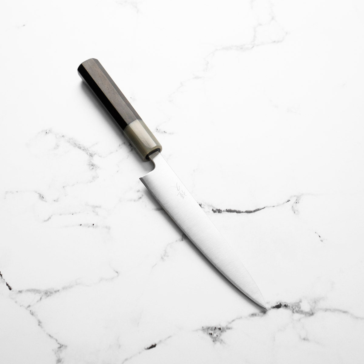 Tsunehisa Migaki Blue Super Petty 150mm - Ebony & Blonde