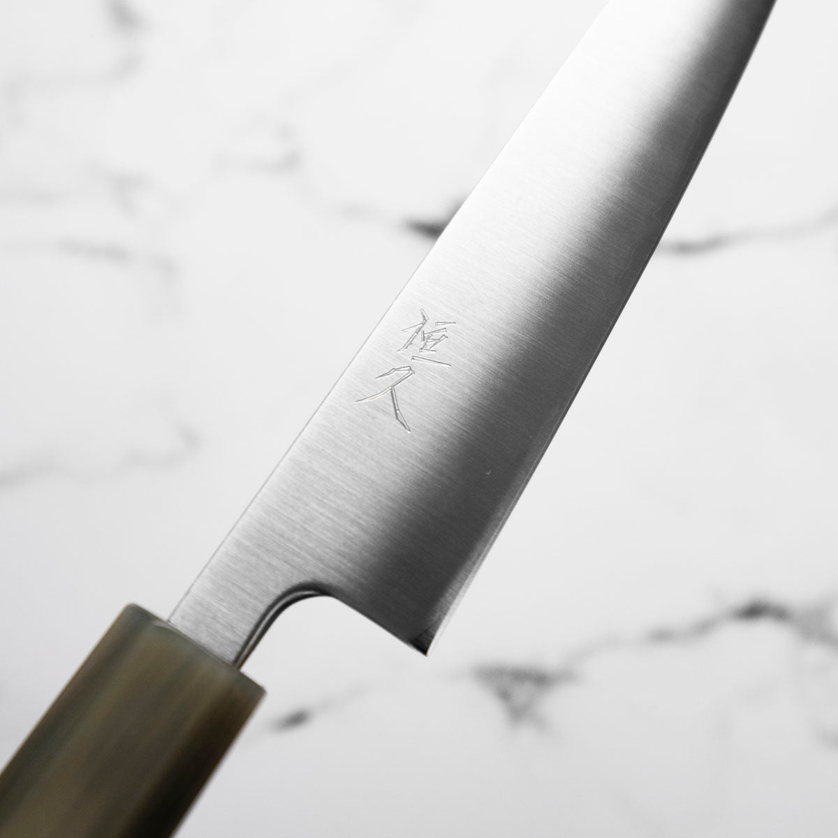 Tsunehisa Migaki Blue Super Petty 150mm - Ebony & Blonde