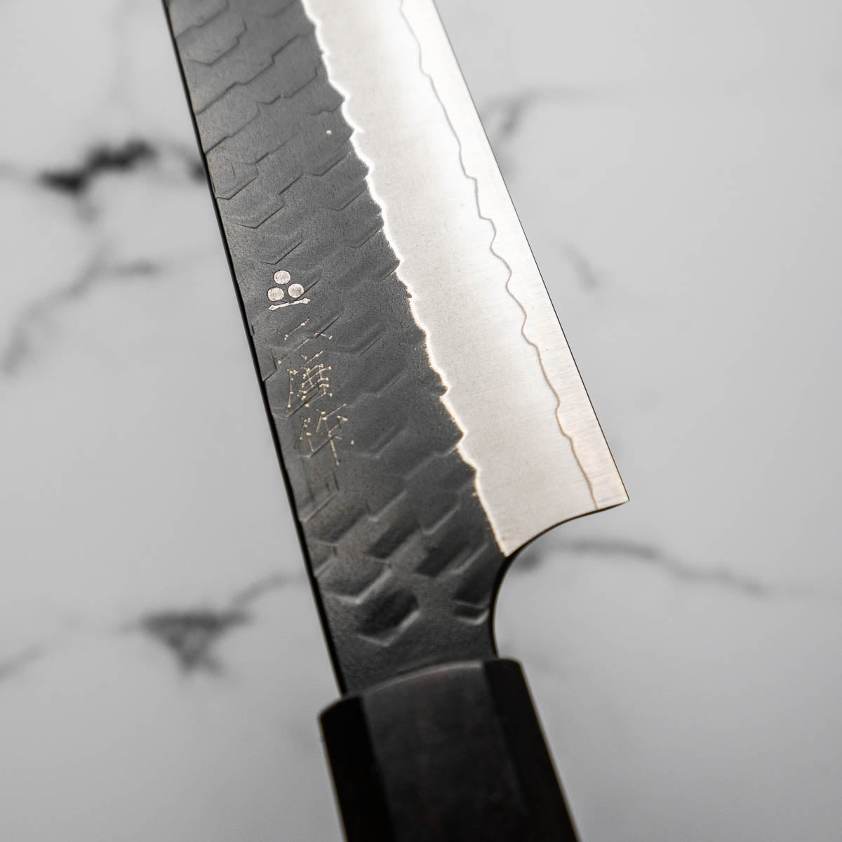Nigara Hamono SG2 Kurouchi Tsuchime Sujihiki 240mm - Ebony