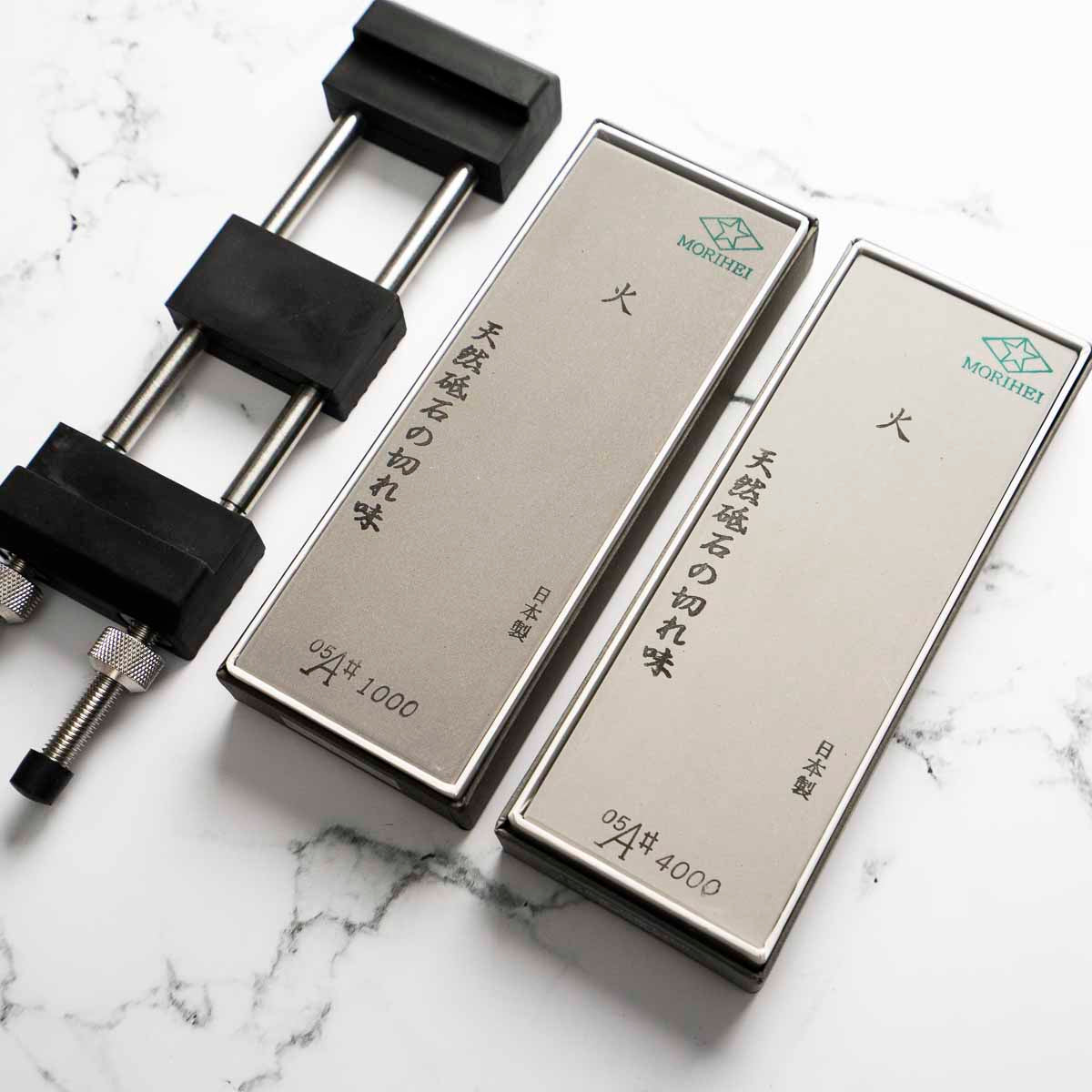 Morihei Hishiboshi 1000/4000 Whetstone Bundle