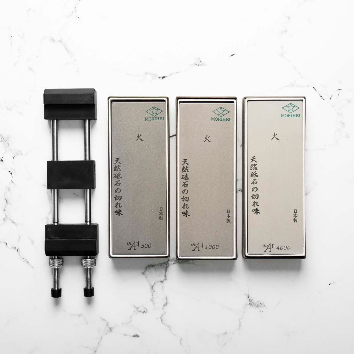 Morihei Hishiboshi 500/1000/4000 Whetstone Bundle