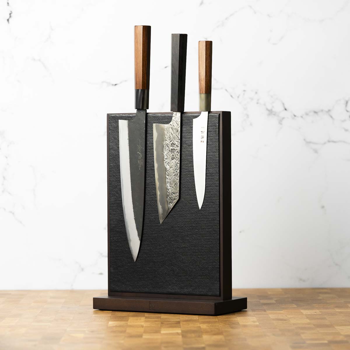 Habitat Double Sided Benchtop Holder - Dark Oak