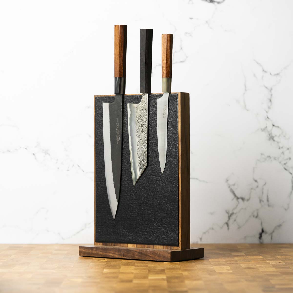 Habitat Double Sided Benchtop Holder - Walnut