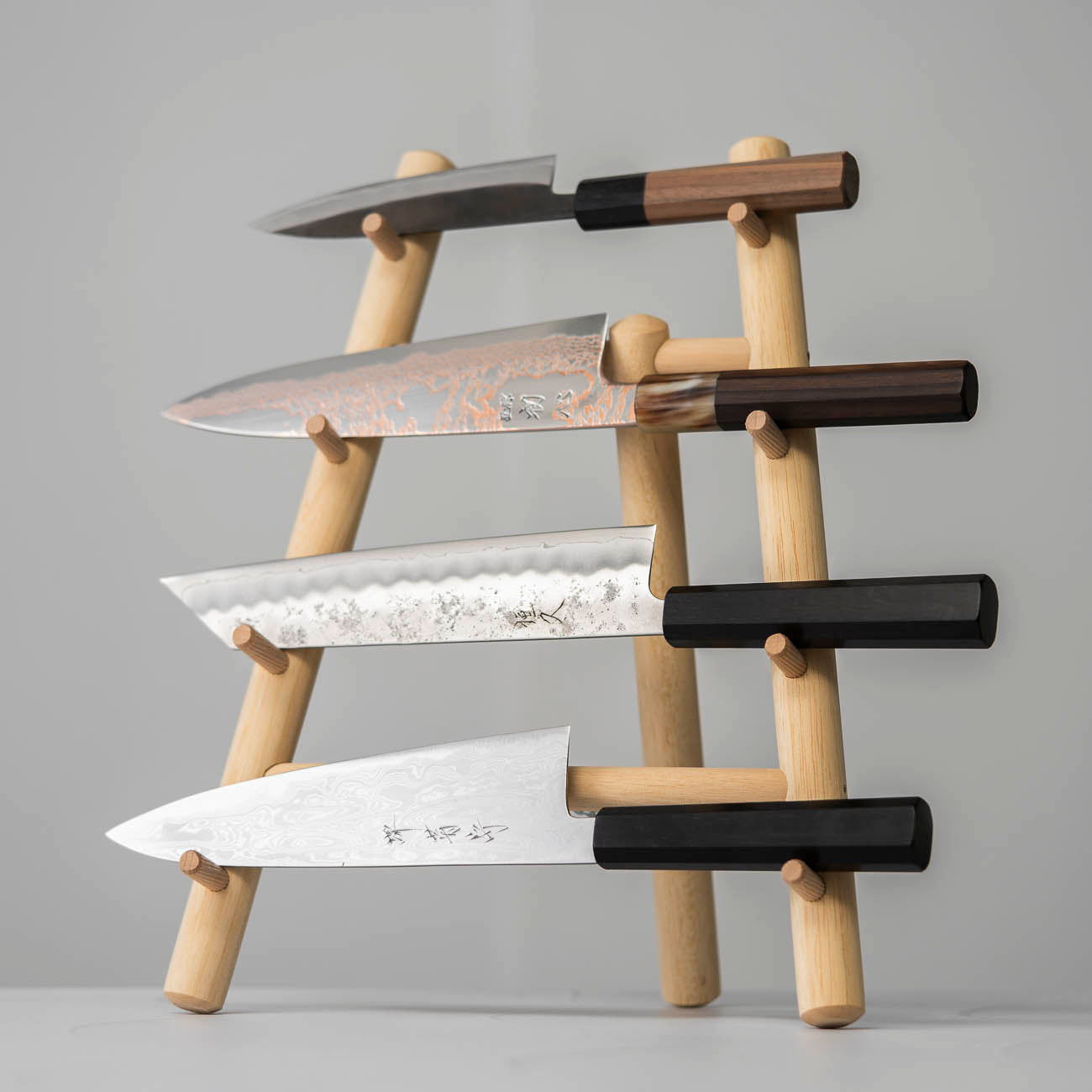 4 Piece Knife Tower
