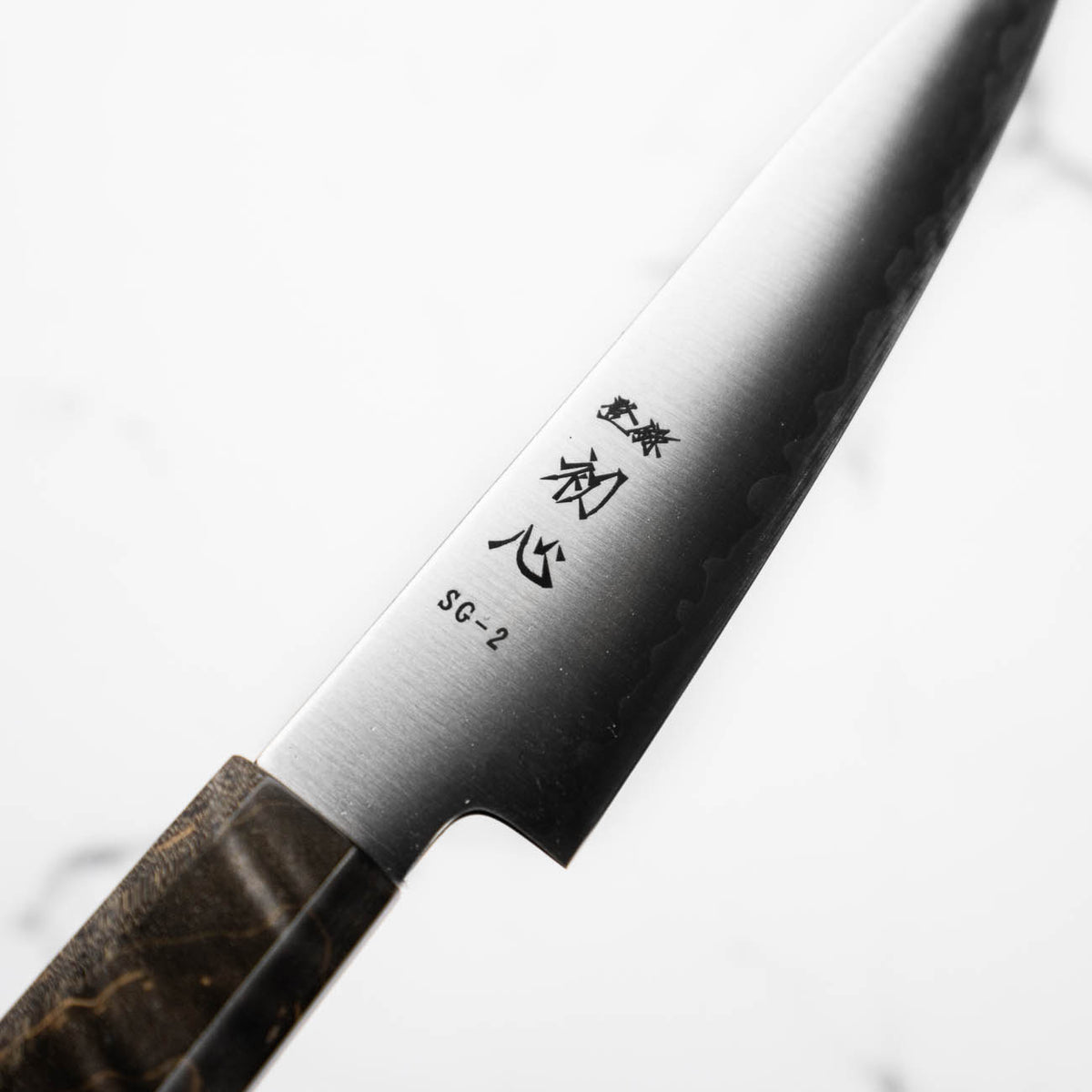 Hatsukokoro Hayabusa SG2 3 Layer Petty 120mm - Dark Maple