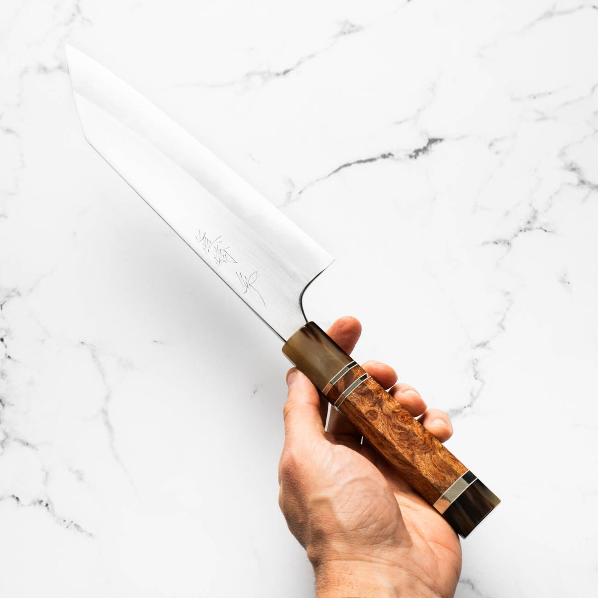Mazaki Blue 1 Hon-Sanmai Kiritsuke 210mm