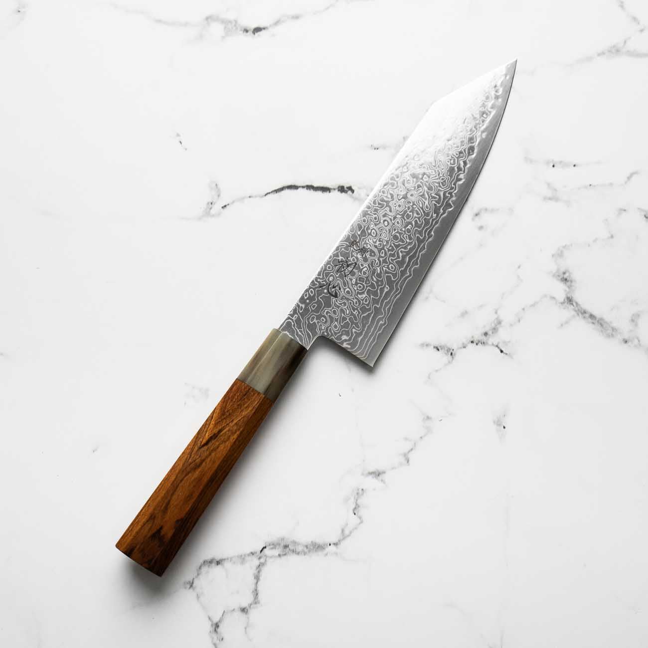 Hatsukokoro Ryuhyo SG2 Damascus Bunka 180mm -  Quince