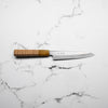 Nakagawa Satoshi (Hatsukokoro) Blue 1 Damascus Petty 150mm - Double Blonde