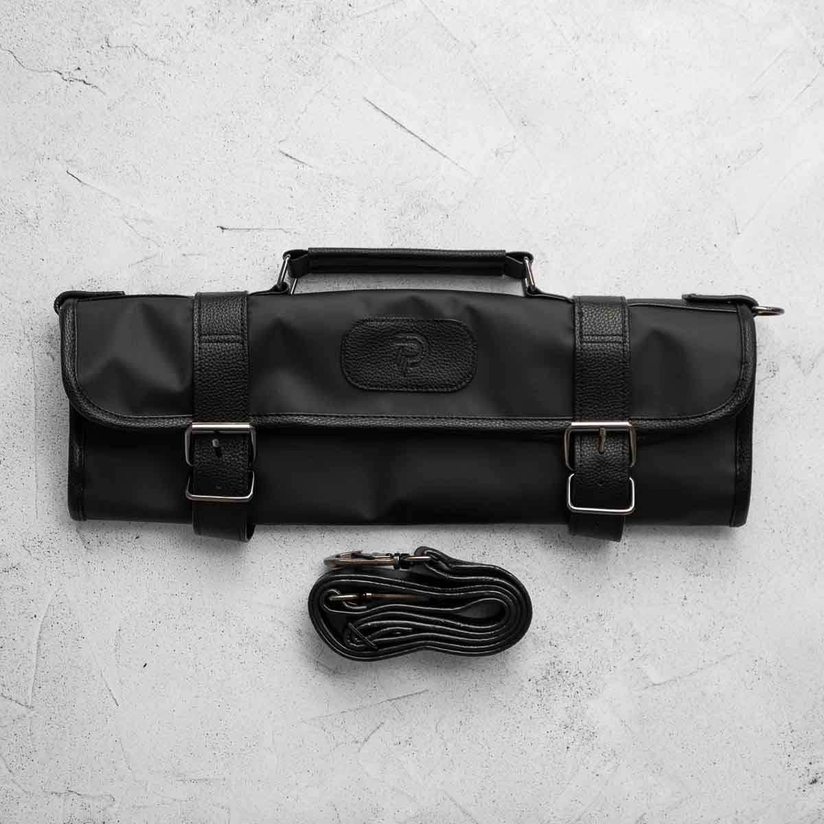 Porter 9 Pocket Polymer Leather Trim Knife Roll