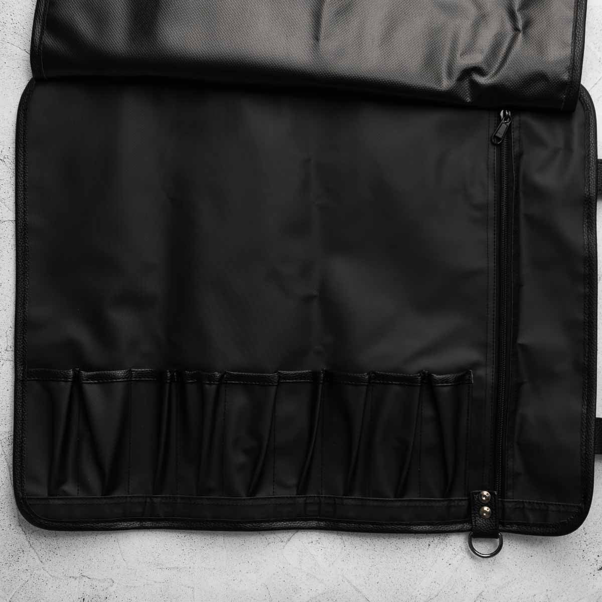 Porter 9 Pocket Polymer Leather Trim Knife Roll