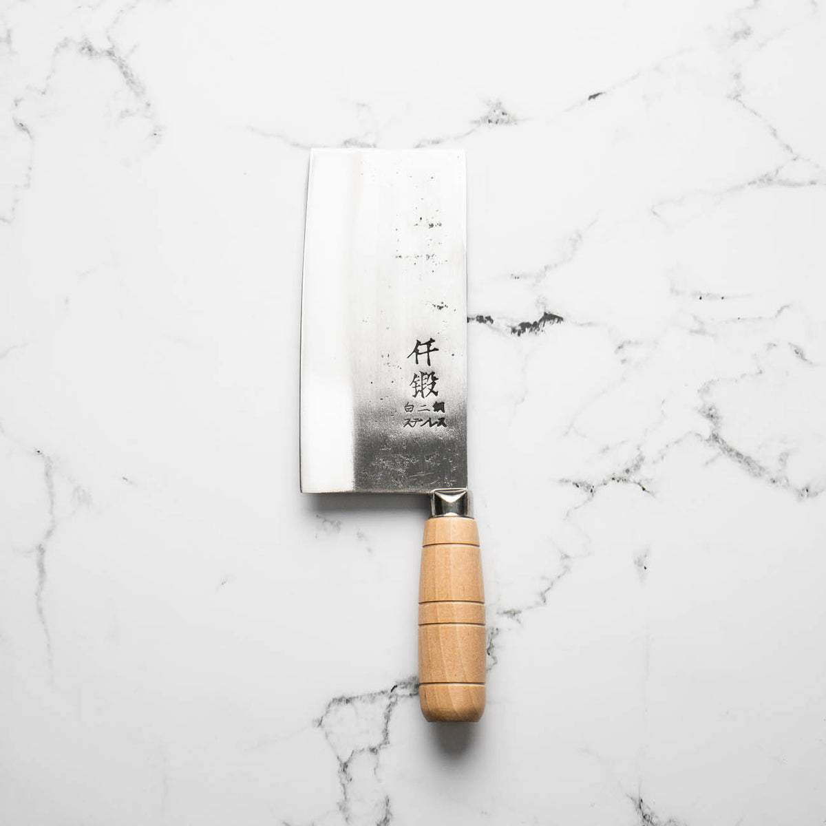 Hatsukokoro Sentan White 2 SS Clad Chinese Cleaver 170mm