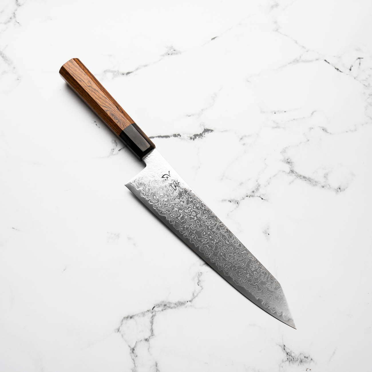 Hatsukokoro Ryuhyo SG2 Damascus Kiritsuke Gyuto 210mm -  Quince