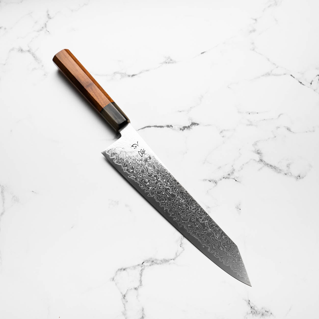 Hatsukokoro Ryuhyo SG2 Damascus Kiritsuke Gyuto 240mm -  Quince