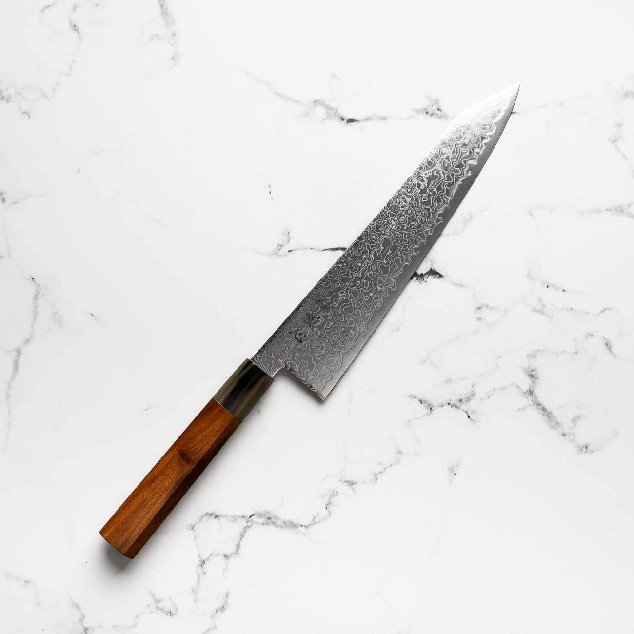 Hatsukokoro Ryuhyo SG2 Damascus Kiritsuke Gyuto 240mm -  Quince