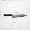 Hatsukokoro Ryuhyo SG2 Damascus Kiritsuke Gyuto 240mm - Dark Maple