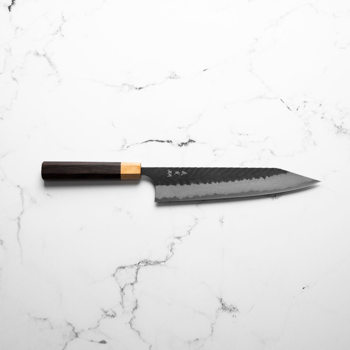 Yoshimi Kato Blue Super Kurouchi V-Tsuchime Kiritsuke 240mm