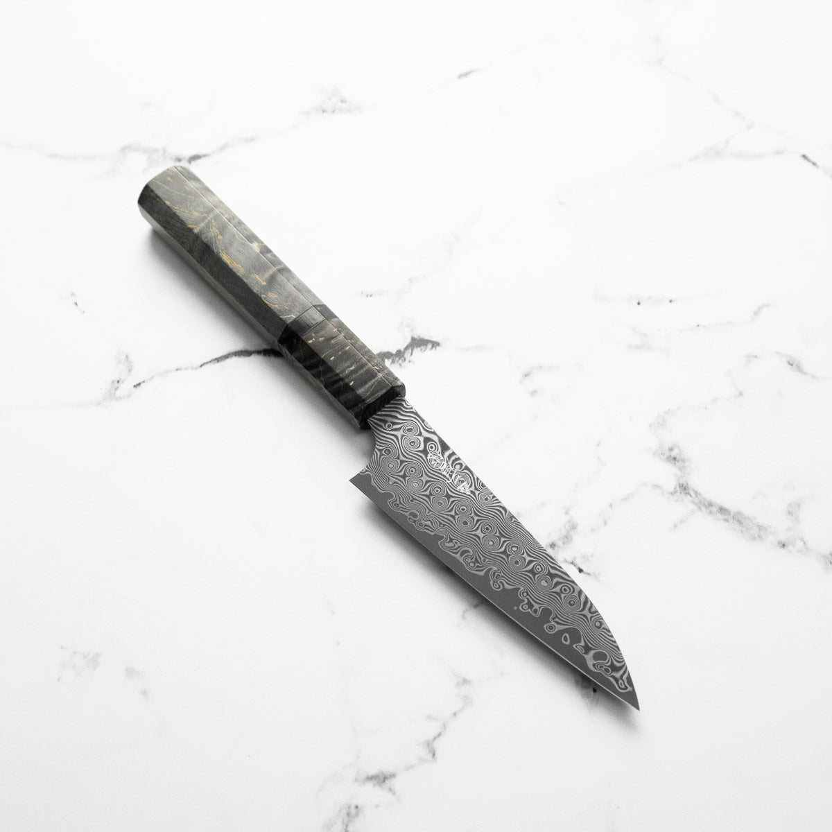Nigara Hamono SG2 "Raindrop" Damascus Petty 120mm