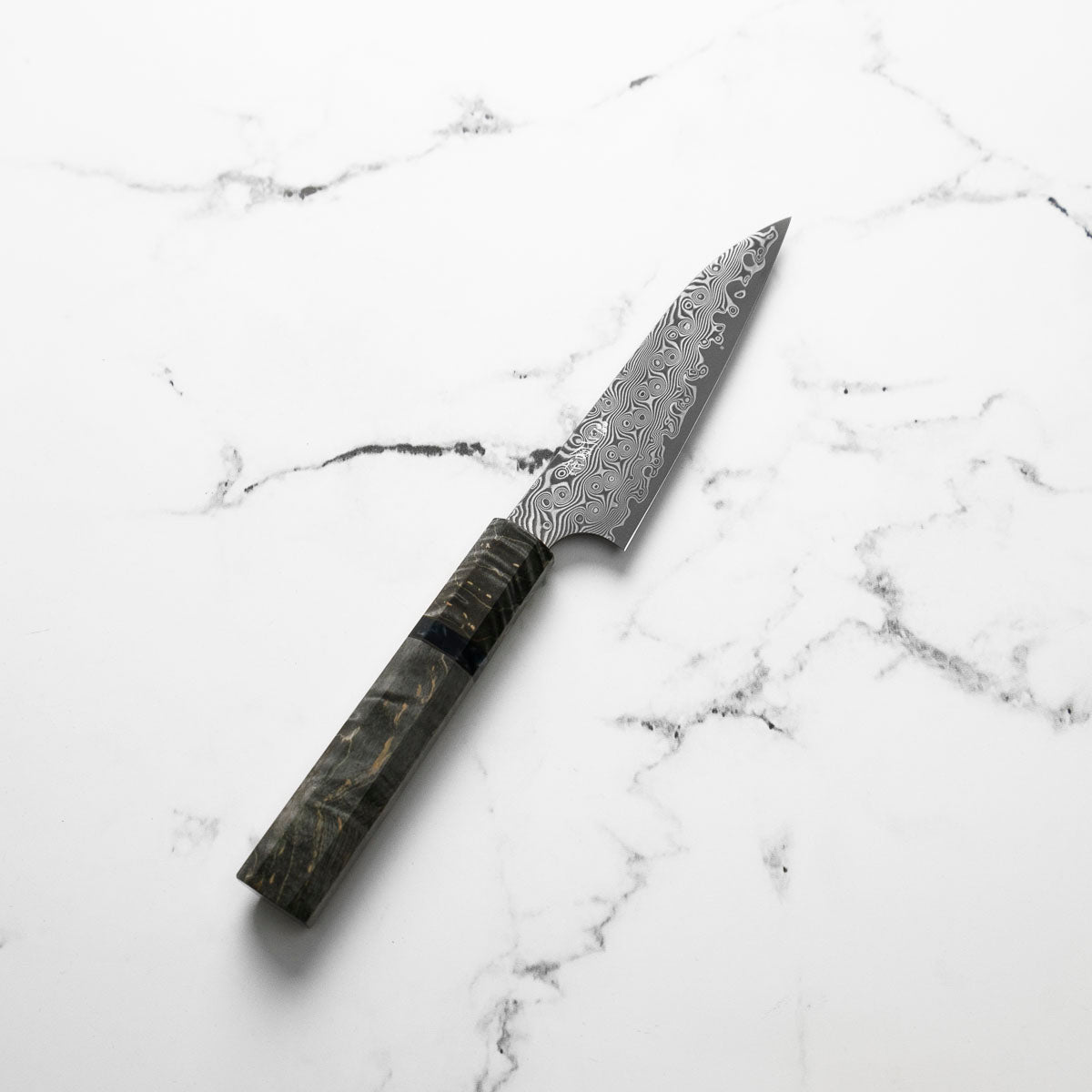 Nigara Hamono SG2 "Raindrop" Damascus Petty 120mm