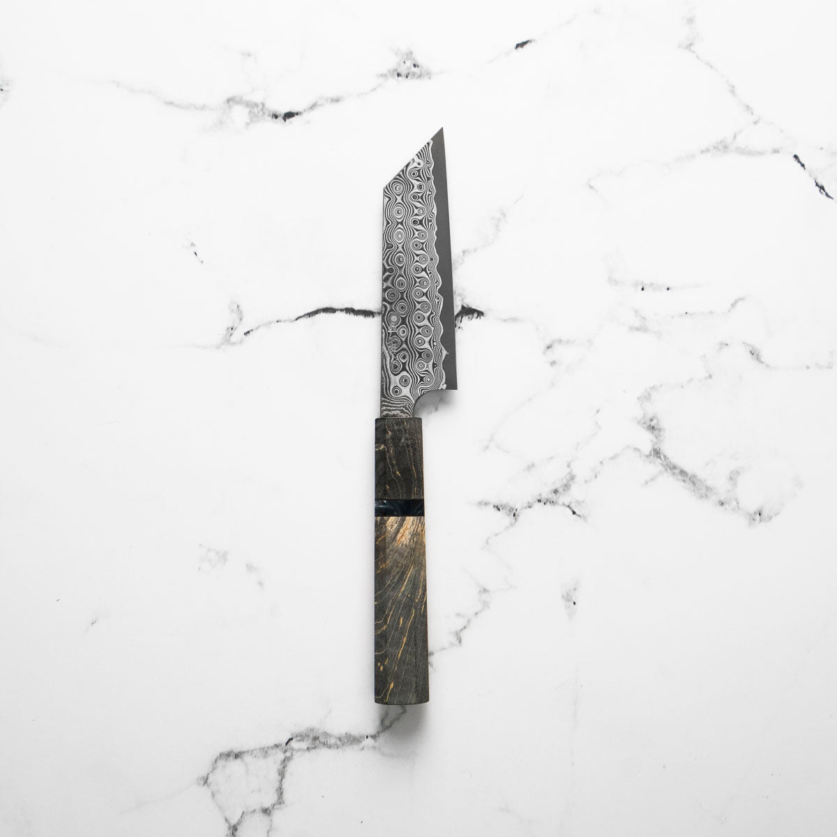 Nigara Hamono SG2 "Raindrop" Damascus Kiritsuke Petty 120mm