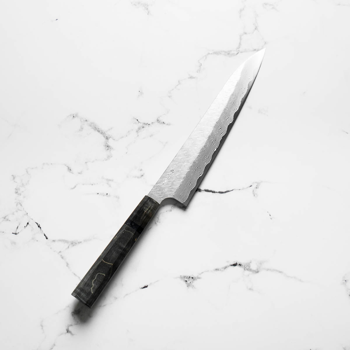 Nigara Hamono SG STRIX Sujihiki 240mm - Dark Maple