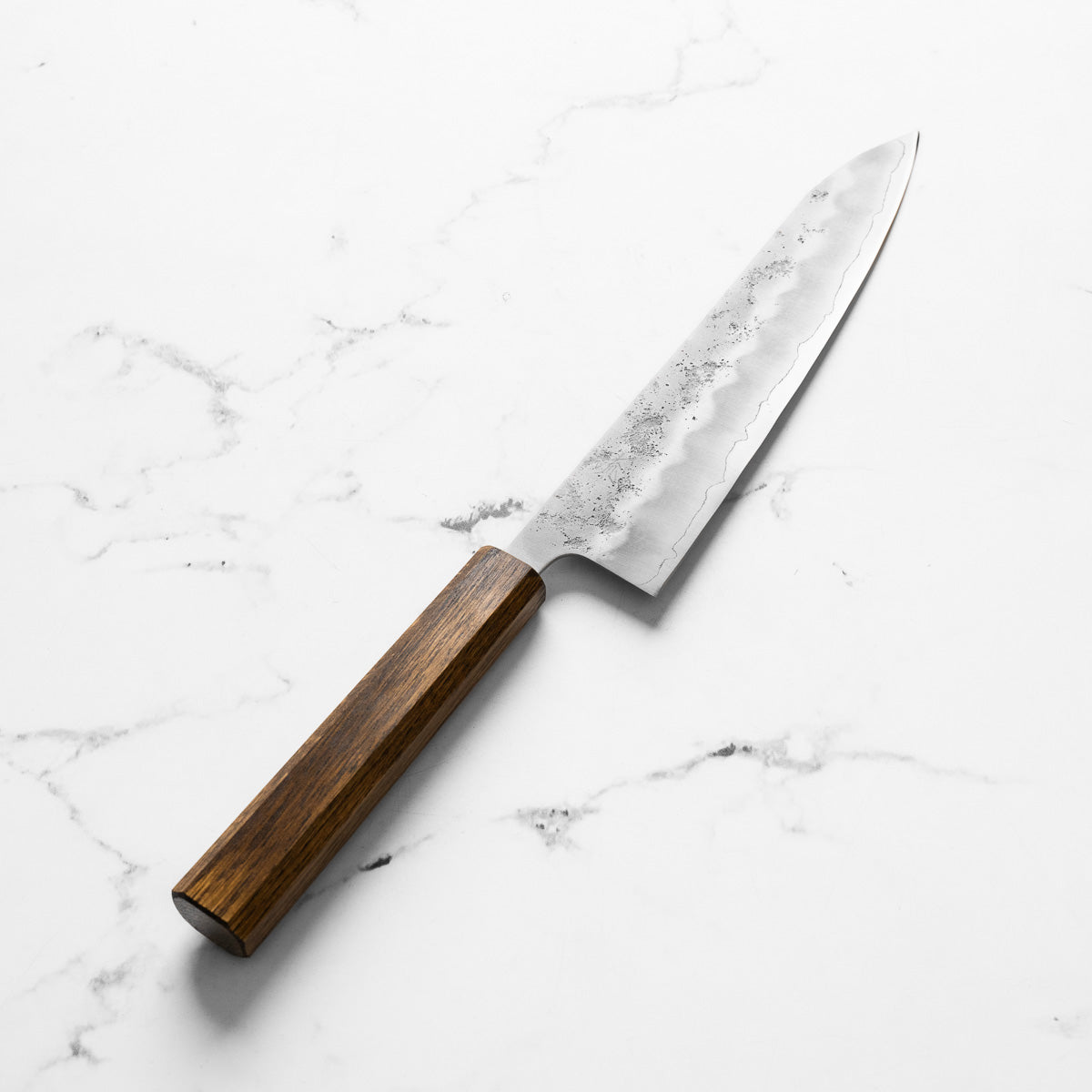 OUL Sakai Ginsan Nashiji Gyuto 210mm - Dark Oak