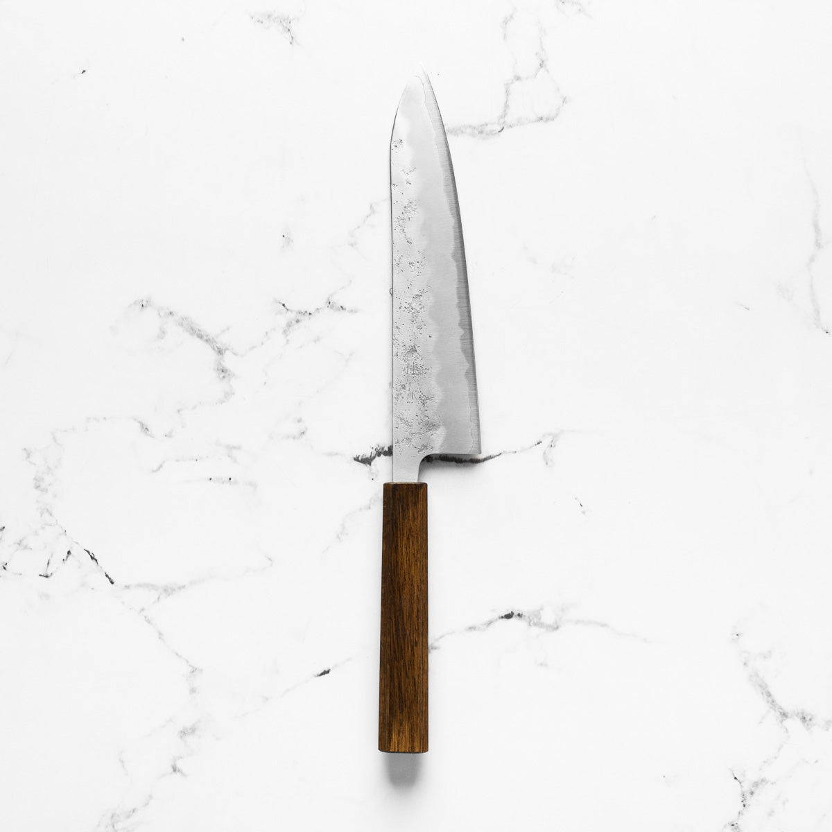 OUL Sakai Ginsan Nashiji Gyuto 210mm - Dark Oak