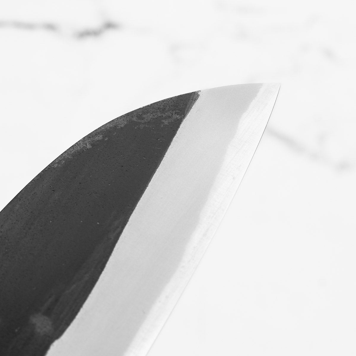 Morihei Munetsugu Blue 2 Kurouchi Santoku 165mm