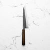 Yoshikane (Hatsukokoro) White 2 Kurouchi Nashiji SSClad Kiritsuke 210mm - Bubinga
