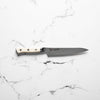 Mcusta Zanmai Corian Classic VG10 Damascus Petty 150mm - handle detail