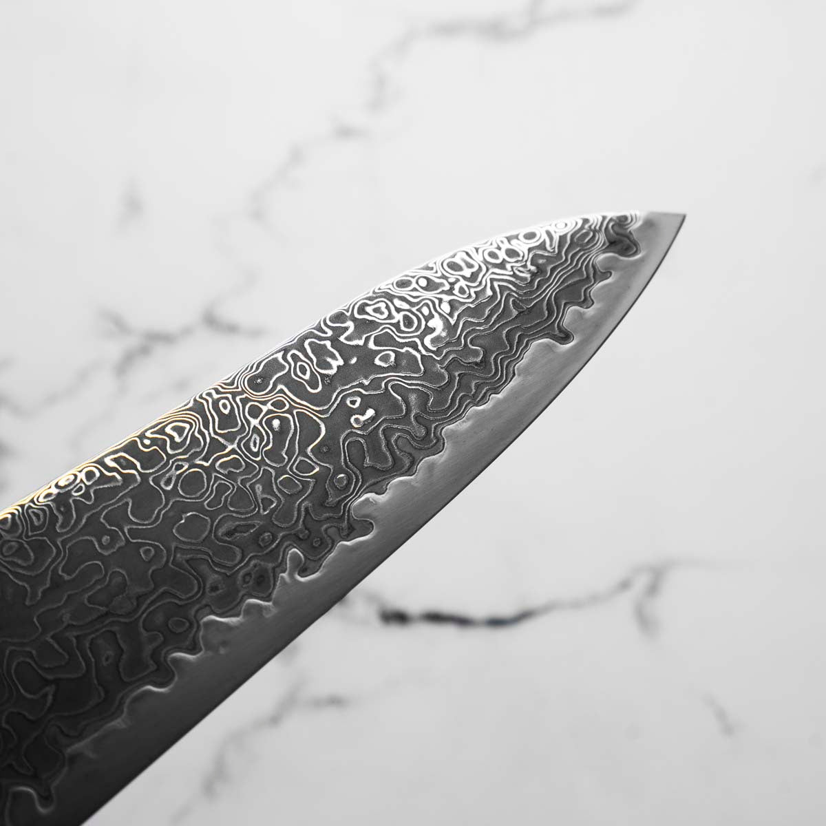 Hatsukokoro Ryuhyo Kurozome SG2 Damascus Gyuto 210mm -  Maple Turquoise