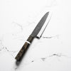 Hatsukokoro Blue 2 Kurouchi Santoku 165mm - Maple White Stripe