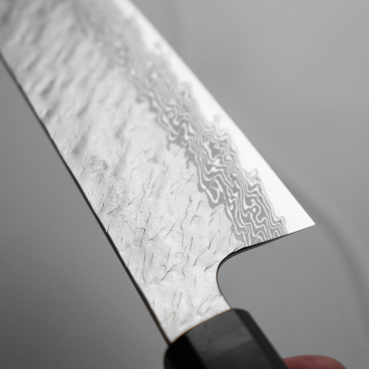 Nigara Hamono VG10 Tsuchime Damascus Nakiri 165mm