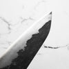 Kawamura White 1 SS Clad Kurouchi Tsuchime Gyuto 210mm - Dark Maple