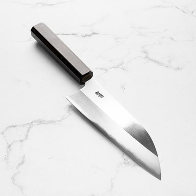 Kurotori Ginsan Mirror Finish Santoku 165mm