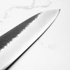 Nigara Hamono SG2 Kurouchi Tsuchime Gyuto 240mm - Ebony - view 6
