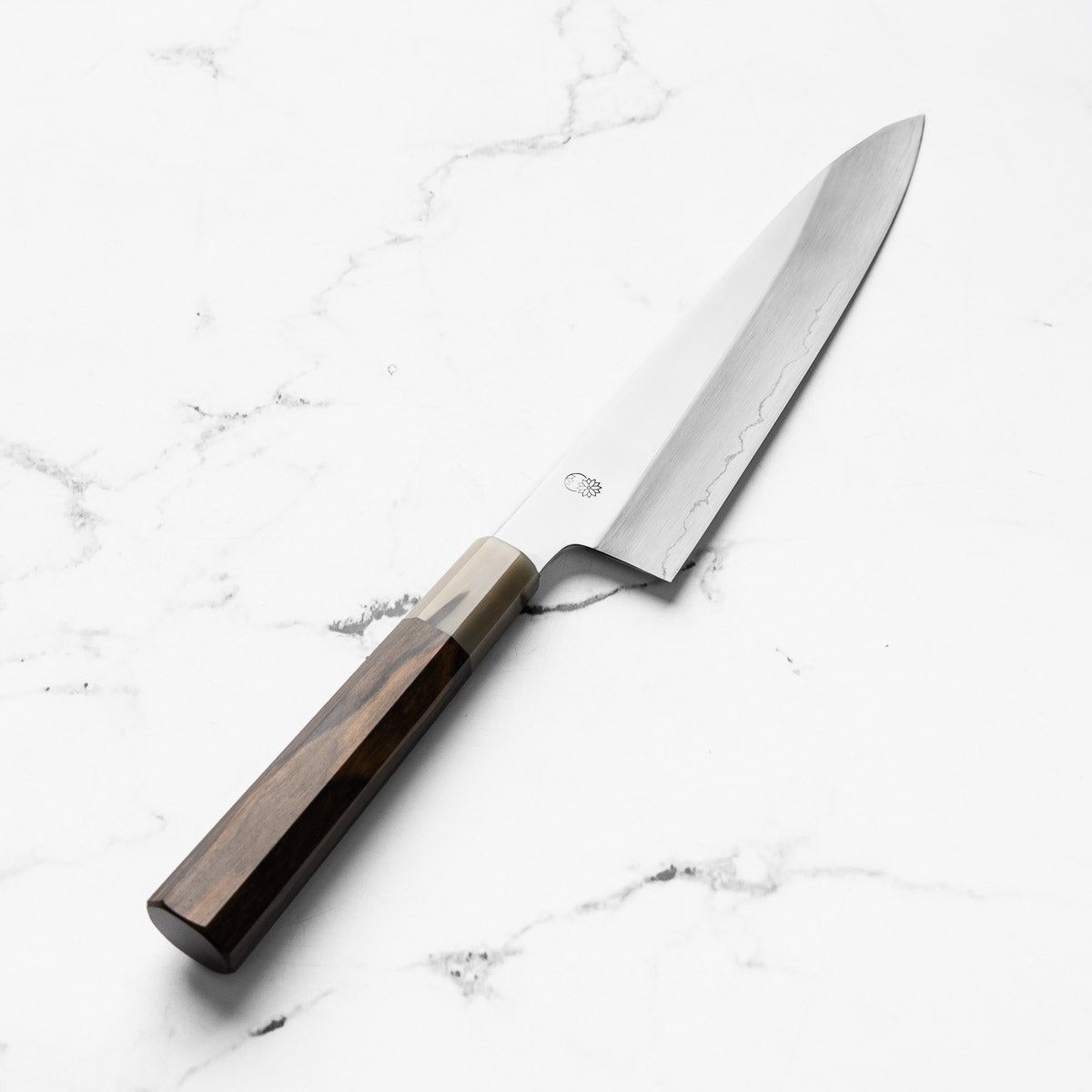 Sakai Kikumori "Choyo" Ginsan Gyuto 210mm - Persimmon