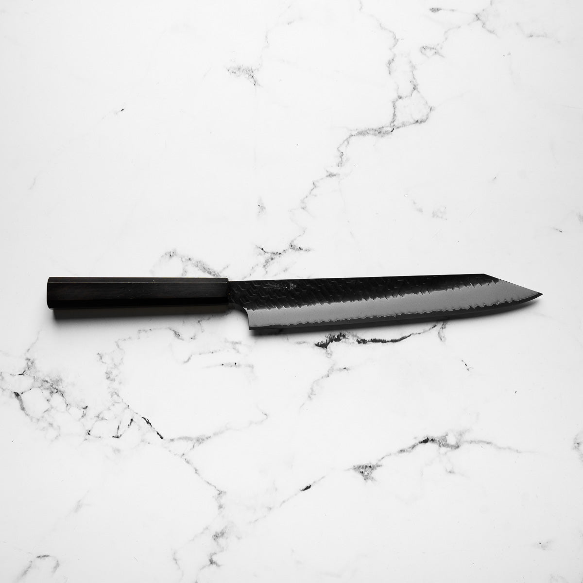 Nigara Hamono SG2 Kurouchi Tsuchime Kiritsuke Sujihiki 255mm - Ebony