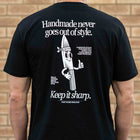 Chefs Edge 'Handmade' T-Shirt - Black