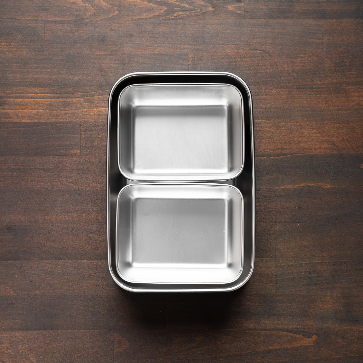 Preorder Only - Stainless Yakumi Pan - 2 Compartments - ETA Mid Sept