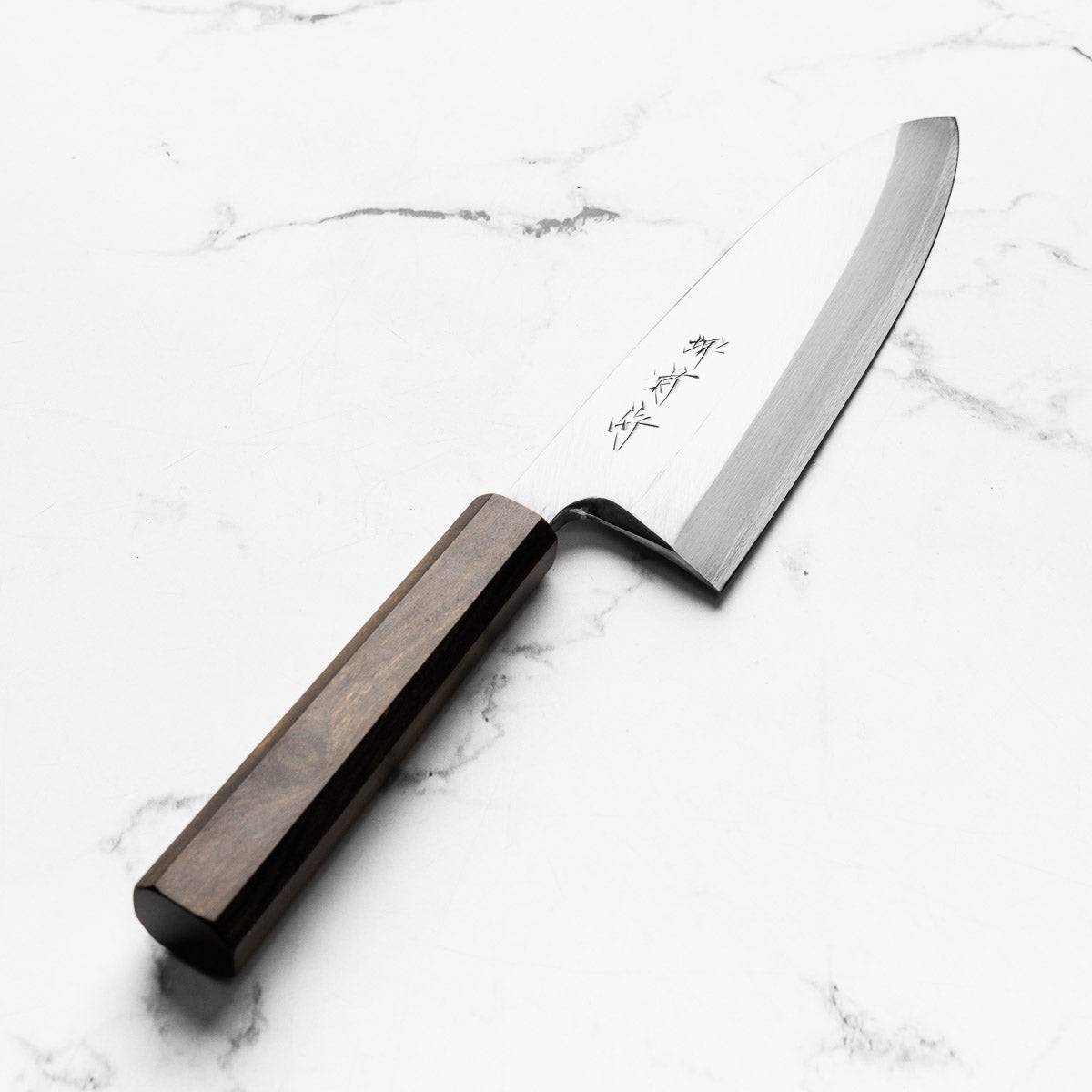 Sakai Kikumori Shironiko Deba 180mm - Mono Bubinga