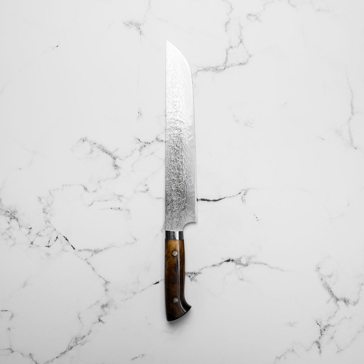 Takeshi Saji R2/SG2 Damascus Sakimaru Sujihiki 240mm Silver BCW