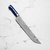 Takeshi Saji R2/SG2 Damascus Sakimaru Sujihiki 240mm Blue Acrylic