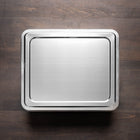 Stainless Yakumi Pan - 6 Compartments - angled view
