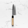 Sakai Kikumori Shironiko Deba 180mm - Magnolia & Black