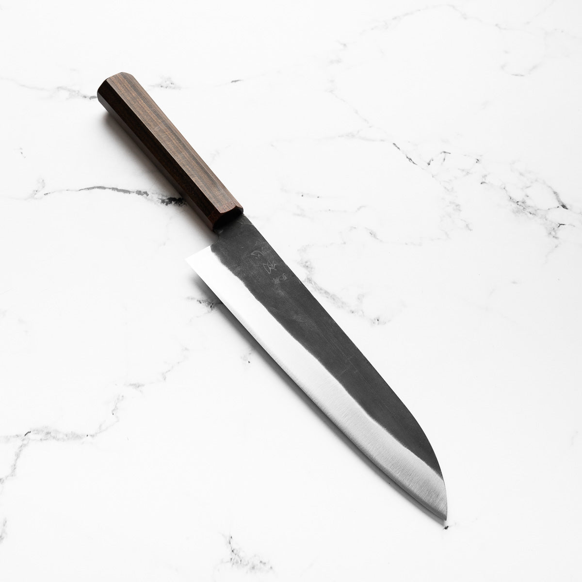 Hatsukokoro Blue 2 Kurouchi Gyuto 210mm - Brown