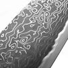 Hatsukokoro Ryuhyo Kurozome SG2 Damascus Bunka 180mm -  Ebony