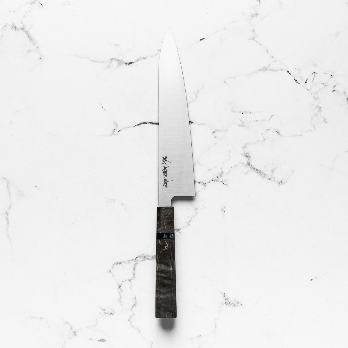 Sakai Kikumori Swedish Stainless Gyuto 240mm - Dark Maple