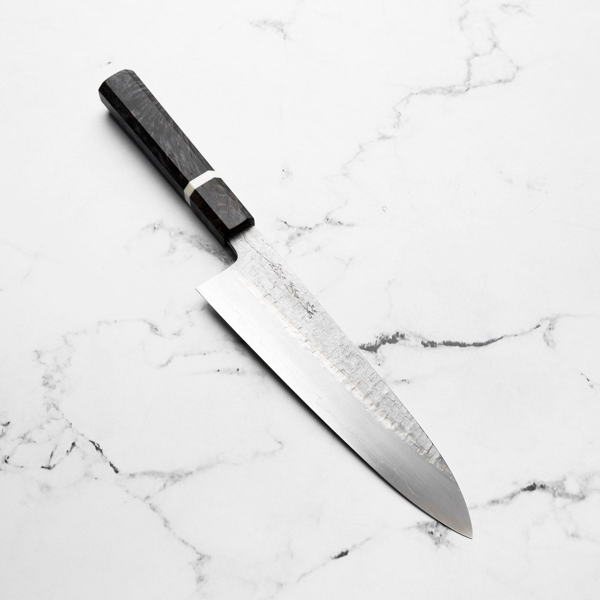 Satoshi Nakagawa Ginsan Tsuchime Gyuto 210mm - Maple